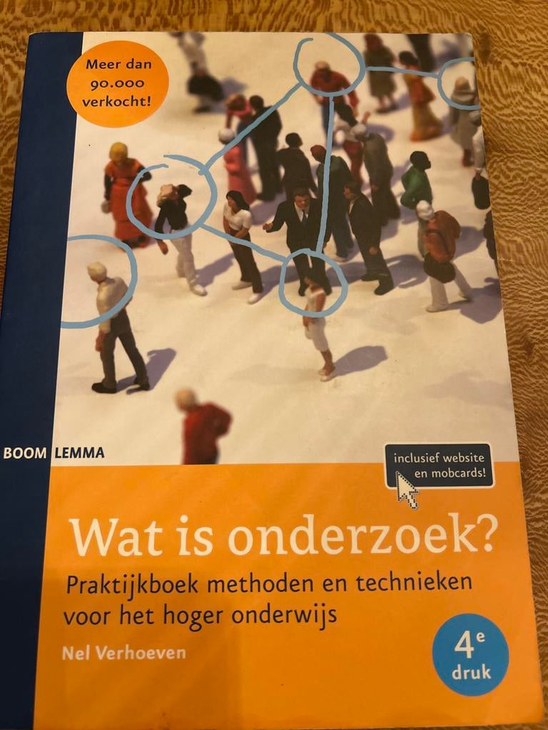 N. Verhoeven - Wat is onderzoek, Sociale wetenschap, Ophalen of Verzenden, Zo goed als nieuw, N. Verhoeven