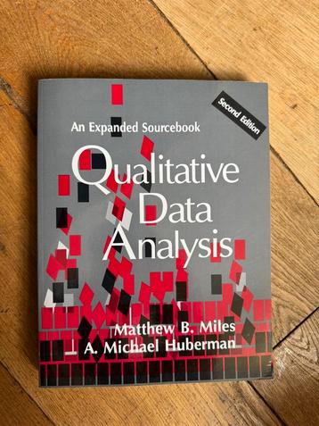 Qualitative Data Analysis - Miles en Huberman beschikbaar voor biedingen