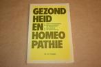 Gezondheid en homeopathie - A. Voegelie, Boeken, Ophalen of Verzenden, Gelezen
