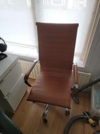 Bureaustoel cognac, Huis en Inrichting, Bureaustoelen, Ophalen, Gebruikt, Bruin, Bureaustoel