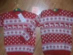 Tweeling - kersttrui - foute kerst - sweater - kerst trui, Ophalen of Verzenden, Zo goed als nieuw, Jongen, Trui of Vest