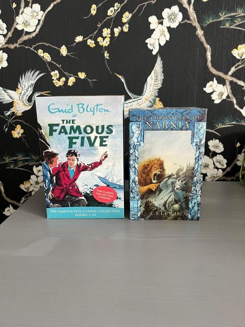 2 Box sets boeken: Chron. of Narnia en The Famous Five., Boeken, Prentenboeken en Plaatjesalbums, Zo goed als nieuw, Ophalen