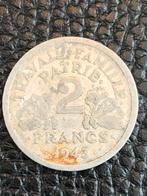 Frankrijk 2 Francs 1943, Ophalen of Verzenden