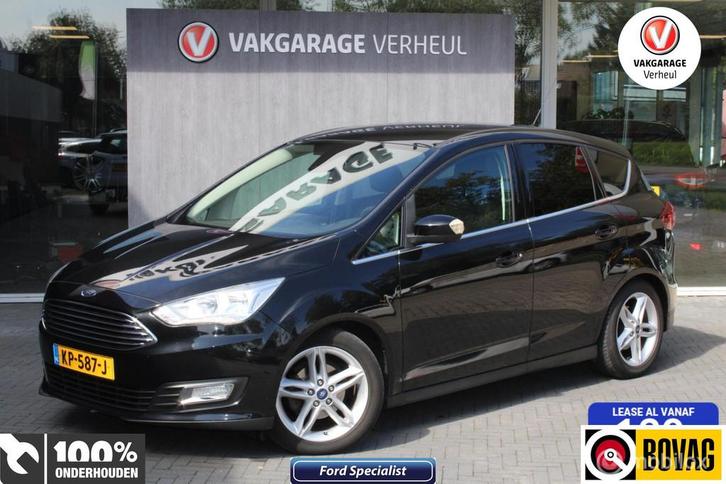 Ford C-Max 1.0 Edition Plus|125Pk|Trekhaak|Navi|Boekjes, Auto's, Ford, Bedrijf, Te koop, C-Max, ABS, Achteruitrijcamera, Airbags