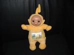 TOMY TELETUBBIES POPJE LALA ZACHTE BADSTOF GEEL MET RIBSTOF, Ophalen of Verzenden, Nieuw, Overige typen