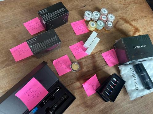 Grote set Doonails - incl nieuwe frees!, Sieraden, Tassen en Uiterlijk, Uiterlijk | Cosmetica en Make-up, Zo goed als nieuw, Handen en Nagels