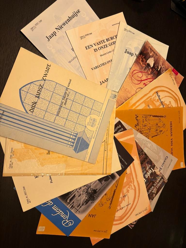 Bladmuziek, diverse componisten, klavarskribo, Muziek en Instrumenten, Bladmuziek, Ophalen of Verzenden, Gebruikt, Artiest of Componist