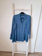 Silk Repeat blouse blauw M42 NW269,-, Repeat, Maat 42/44 (L), Zo goed als nieuw, Verzenden