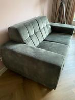 Donkergroene tweezitsbank zo goed als nieuw, Huis en Inrichting, Ophalen, 150 tot 200 cm, Tweepersoons, 75 tot 100 cm