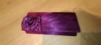 Paarse clutch - avondtasje, Ophalen of Verzenden, Zo goed als nieuw, Paars, Avondtasje