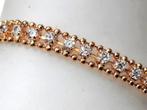 Mooi goudkleurige armband met strass (7902), Ophalen, Overige materialen, Nieuw, Goud
