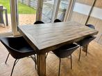 Massieve eettafel, Huis en Inrichting, Ophalen, 200 cm of meer, 50 tot 100 cm, Zo goed als nieuw