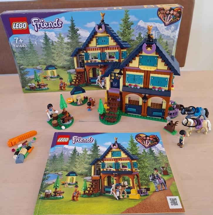 Lego Friends: Paardrijbasis in het bos 41683, Kinderen en Baby's, Speelgoed | Duplo en Lego, Zo goed als nieuw, Lego, Complete set