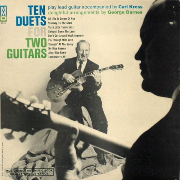 George Barnes And Carl Kress –Ten Duets For Two Guitars jazz, Cd's en Dvd's, Vinyl | Jazz en Blues, Gebruikt, Jazz, 1940 tot 1960