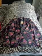 Zwart jasje met print - Nieuw! Mt XXL, Zwart, Maat 46/48 (XL) of groter, Nieuw, Ophalen of Verzenden