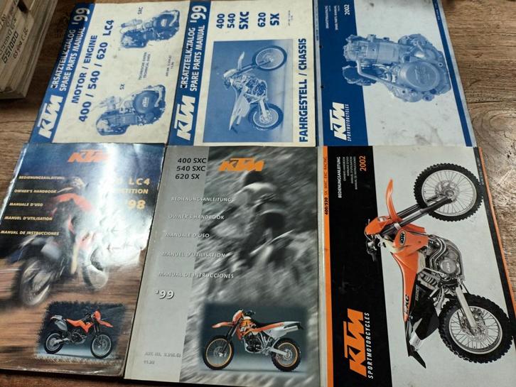 KTM 620LC  400/540/620SX Owners Manuals, Motoren, Handleidingen en Instructieboekjes, Ophalen of Verzenden