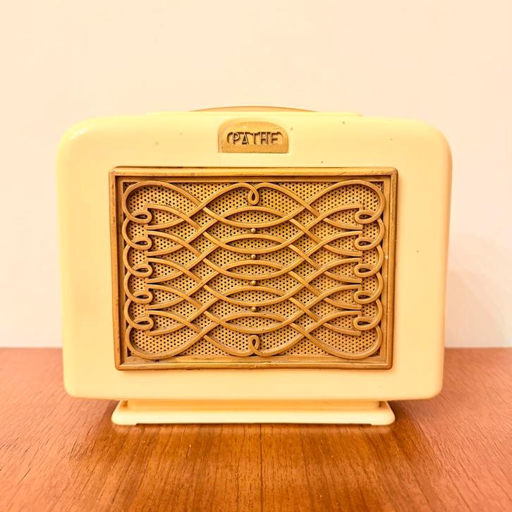 PATHÉ LUTHIN 451 1951 ART DECO BUISRADIO BUIZENRADIO VINTAGE, Antiek en Kunst, Antiek | Tv's en Audio, Verzenden