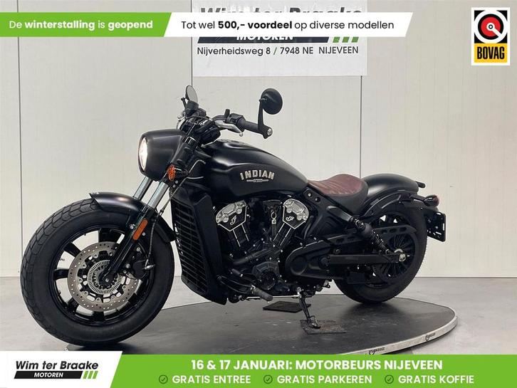 Indian Scout Bobber (bj 2024), Motoren, Motoren | Overige merken, Bedrijf, Chopper, meer dan 35 kW, 2 cilinders, Motorrijbewijs A