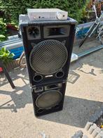 Max12 Feestspeakers met Renkforce Bluetooth Versterker, Gebruikt, 120 watt of meer, Front, Rear of Stereo speakers, Ophalen