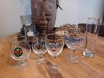 5 bierglazen diverse merken, Verzamelen, Glas en Borrelglaasjes, Gebruikt, Ophalen of Verzenden, Bierglas