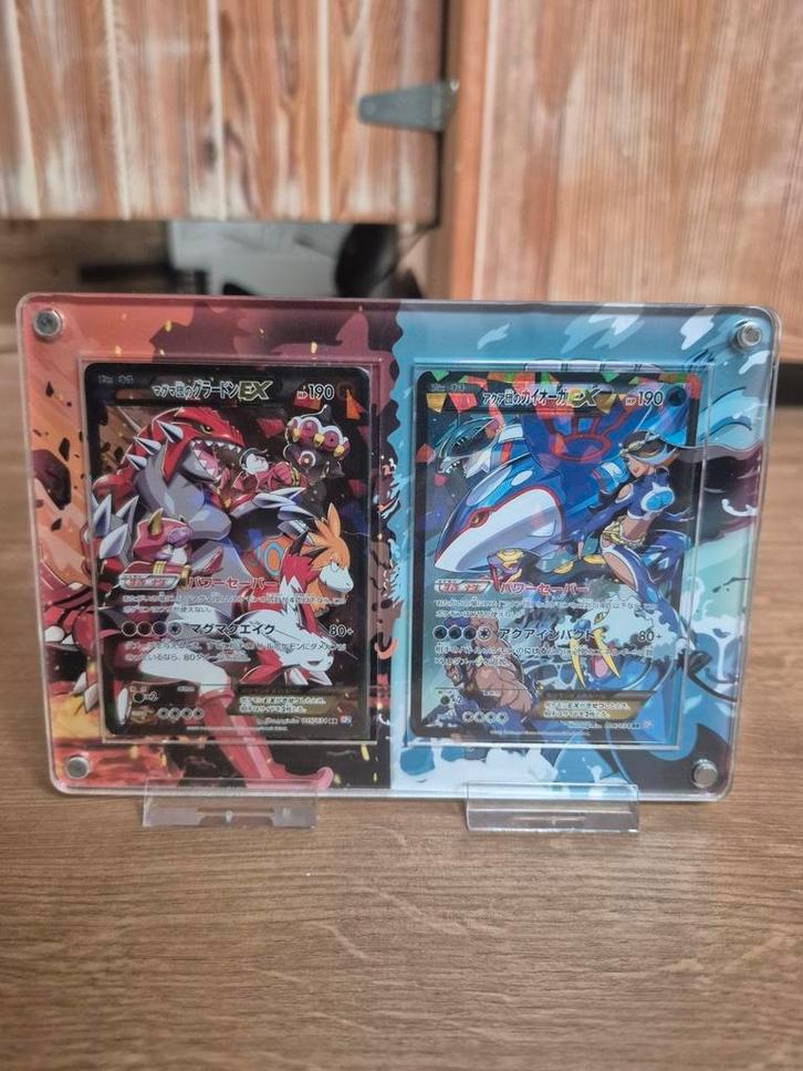 Team Aqua's Kyogre EX & Team Magma's Groudon EX, Hobby en Vrije tijd, Verzamelkaartspellen | Pokémon, Nieuw, Meerdere kaarten