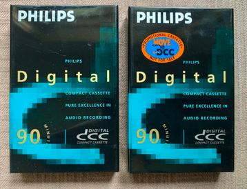 NOS Philips DCC90 Digital Compact Cassette DCC 90 cassettes beschikbaar voor biedingen