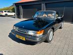Saab 900 classic cabriolet, 2.0 Turbo 1987 Zwart, Auto's, Voorwielaandrijving, Cabriolet, 4 stoelen, Zwart