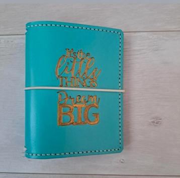 Travelers notebook A6, leder met opdruk  beschikbaar voor biedingen