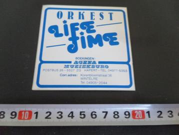 sticker Hapert Wintelre  Orkest LIFE TIME   beschikbaar voor biedingen