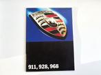 1993 Porsche programma folder 911 928 968, Porsche, Zo goed als nieuw, Verzenden