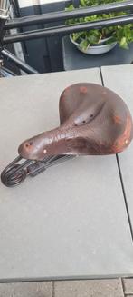 LEPPER Fietszadel - Vintage, Gebruikt, Oldtimer, Ophalen of Verzenden, Zadel