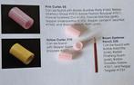 Vintage Barbie, Francie, Skipper 3 krullers roze 60's, Ophalen of Verzenden, Accessoires