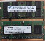 Ram-geheugen - 2gb+1gb, 667MHz, PC2-6400, DDR2 SDRAM SoDimm, Computers en Software, RAM geheugen, Gebruikt, Ophalen of Verzenden