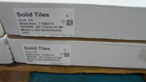 Tapijttegels Solid (partij 15) 15 m2 Beige - zand, Huis en Inrichting, Stoffering | Vloerbedekking, Nieuw, Tapijttegels, Beige