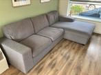Bank 2,5 zits met longchair, Ophalen, Gebruikt, Stof