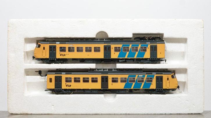 FKM: 4470 2-delige treinset N.S. Sprinter Den Haag CS  *H0*, Hobby en Vrije tijd, Modeltreinen | H0, Gebruikt, Treinset, Gelijkstroom