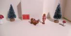 oud houten miniaturen poppenwagen baby pop speelgoed popjes, Verzamelen, Poppenhuizen en Toebehoren, Poppenhuis, Ophalen of Verzenden