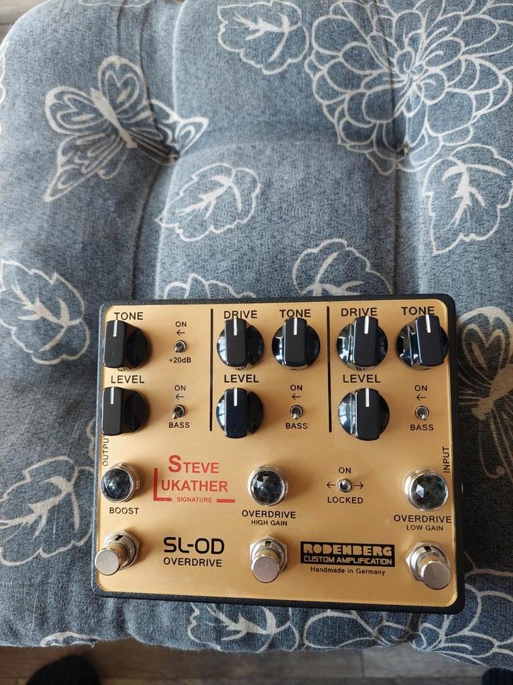 Rodenburg SL-OD Steve Lukather Signature Overdrive, Muziek en Instrumenten, Effecten, Zo goed als nieuw, Distortion, Overdrive of Fuzz