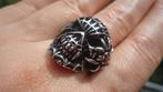 Vanoli 925 zilver biker ring skull doodskop spiderman mt 21, Vanoli, 20 of groter, Amsterdam, Heer