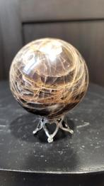 Prachtige zwarte maansteen bol, Ophalen of Verzenden