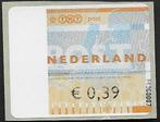 Wincor Nixdorf automaatzegel € 0,39 PK7 Zeist. Lees Info, Ophalen of Verzenden, Na 1940, Postfris