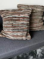 2 Jute Vloerkussens/Loungekussens - Zo goed als nieuw, Ophalen, Zo goed als nieuw, Bruin, Vierkant