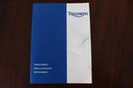 Triumph 955i Daytona Speed Triple 1999 owner's handbook, Motoren, Handleidingen en Instructieboekjes, Ophalen of Verzenden, Triumph