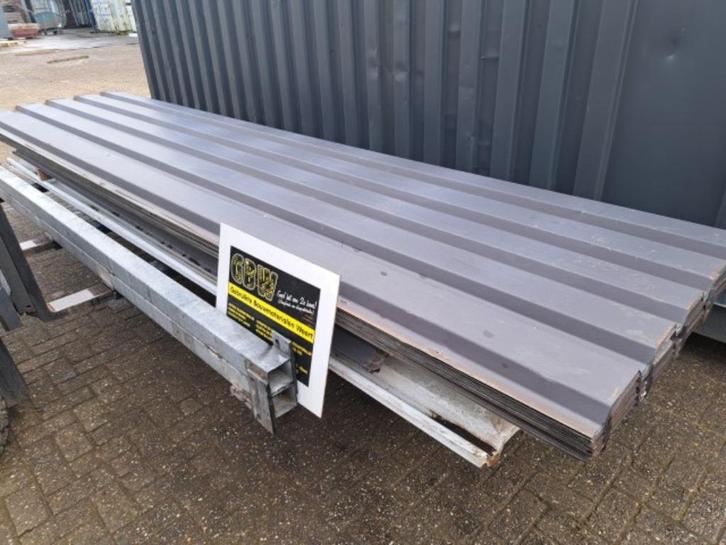 damwand platen gebruikt nr.2, dakplaat, afdak, wand., Tuin en Terras, Overige Tuin en Terras, Gebruikt, Ophalen