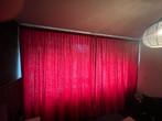 Rode Gordijnen (400b - 235h), Huis en Inrichting, Ophalen, Gebruikt, 200 cm of meer, 200 cm of meer