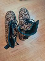 Hoge schoenen animal print maat 39, Ophalen of Verzenden, Zo goed als nieuw, Sneakers of Gympen