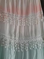 Lange Ibiza style rok pasteltinten zalm mint maat L 40/42, Kleding | Dames, Rokken, Maat 38/40 (M), Overige kleuren, Ophalen of Verzenden