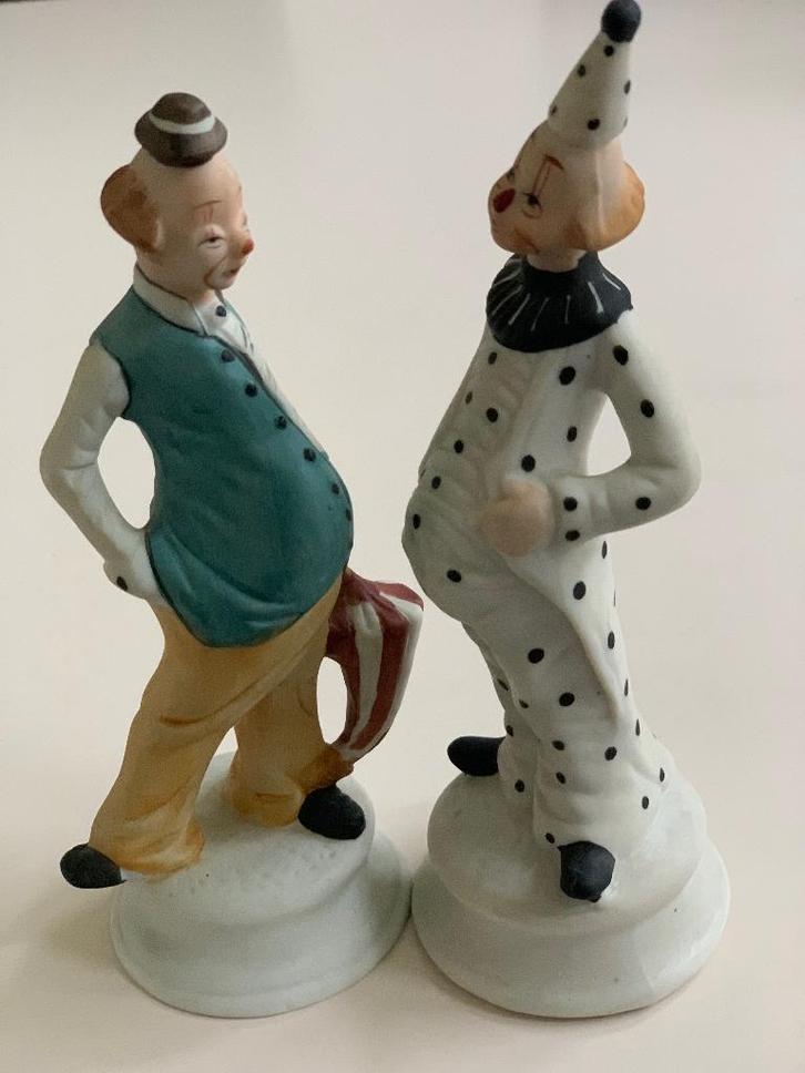 2 Clowns, Verzamelen, Beelden en Beeldjes, Zo goed als nieuw, Mens, Ophalen