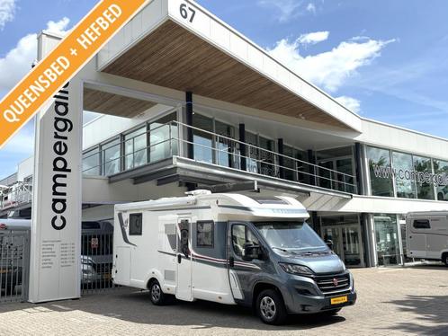 Rapido 696 F QUEENSBED HEFBED FACE TO FACE EURO6 VOL LEDER!, Caravans en Kamperen, Campers, Bedrijf, tot en met 4, Half-integraal