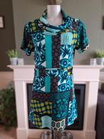 Clair de Lune groen zwart mini jurk tuniek trui L 42 gratisv, Kleding | Dames, Verzenden, Zwart, Maat 42/44 (L), Knielengte